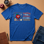 "Teaching Tiny Humans, Making BIG Futures" Cute Apple T-Shirt — Classroom Teacher Tee
