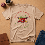 "Being Authentic Is The Only Way" Apple T-Shirt — Graphic Tee