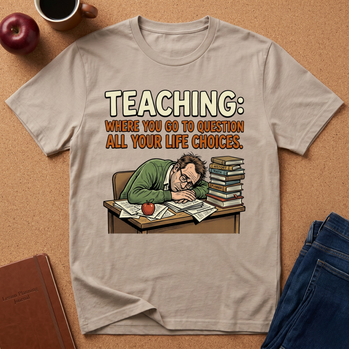 Teaching: Where You Go To Question All Your Life Choices T-Shirt