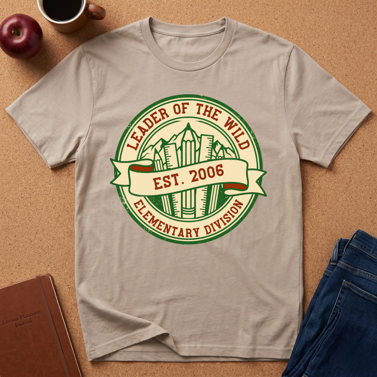 Leader of the Wild Elementary Division T-Shirt — Est. 2006 School Spirit Tee