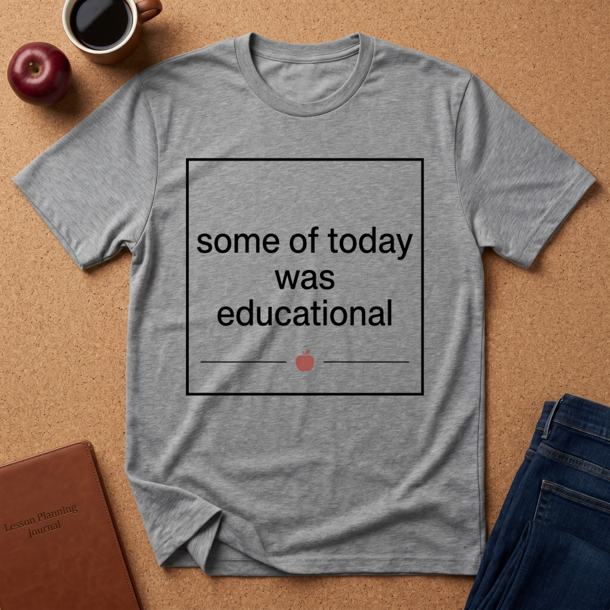 Some of Today Was Educational T-Shirt — Teacher Appreciation, Funny School Shirt
