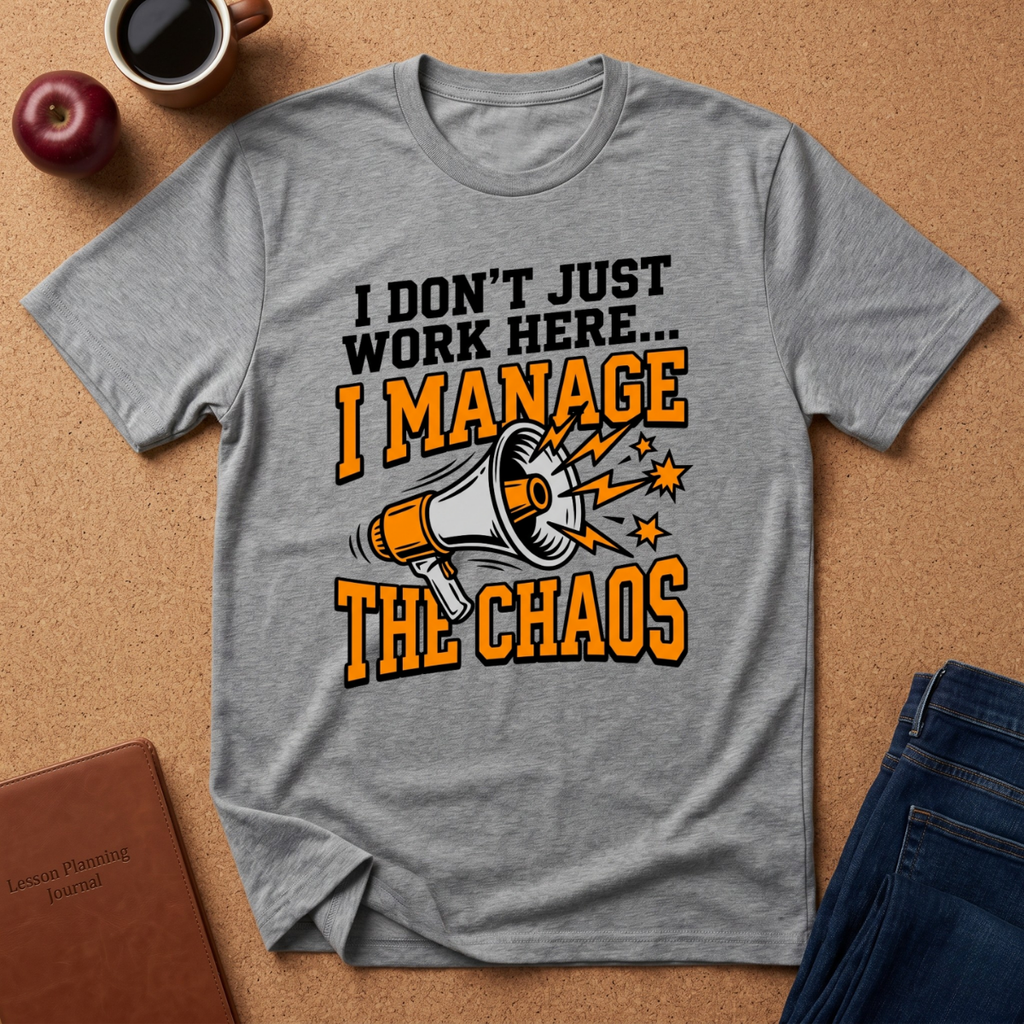 "I Don't Just Work Here... I Manage The Chaos" T-Shirt —