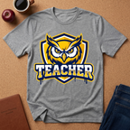 Teacher Owl T-Shirt — School Spirit Tee