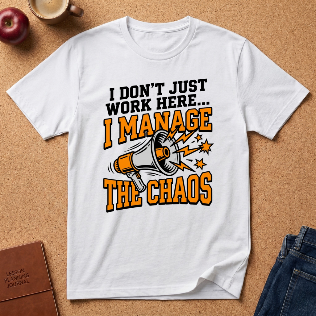 "I Don't Just Work Here... I Manage The Chaos" T-Shirt —