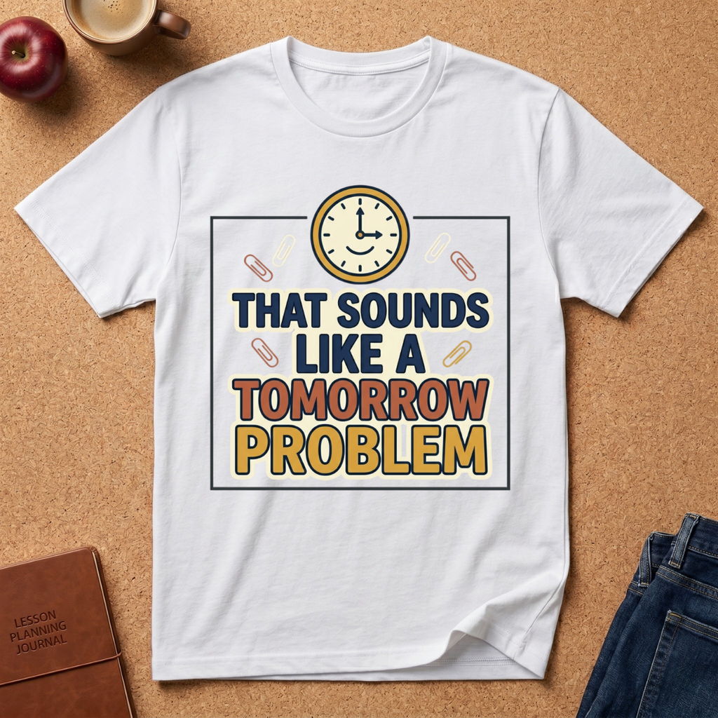 That Sounds Like A Tomorrow Problem T-Shirt – Funny Procrastination Tee