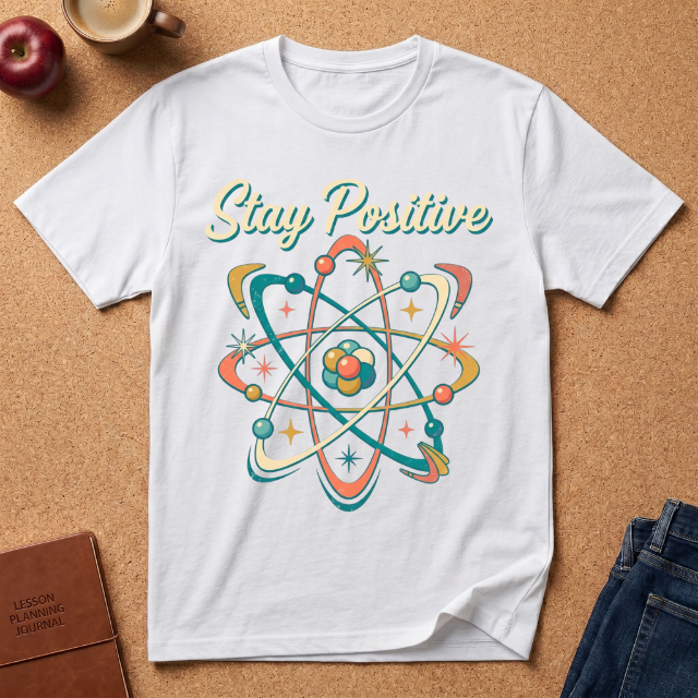Stay Positive Atom T-Shirt