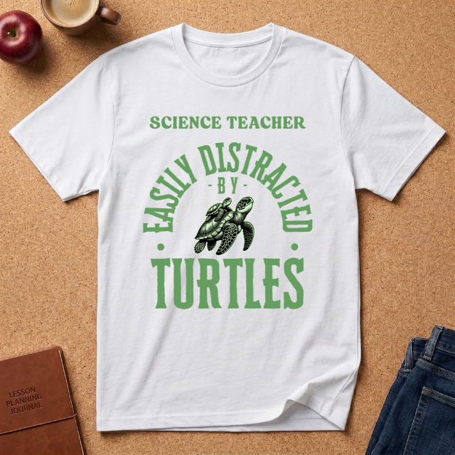 Easily Distracted by Turtles T-Shirt
