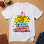 "Cultivate Curiosity, Ignite Passion, Transform Tomorrow" Inspirational T-Shirt