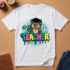Teacher Owl Graffiti T-Shirt