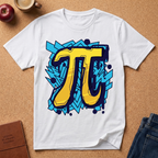 Pi Symbol Math T‑Shirt — Bold Math Streetwear Tee